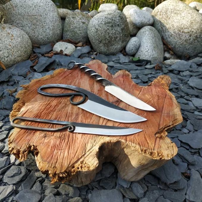 mittelalterliches Outdoor-Messerset