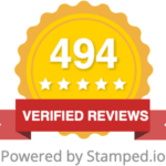 494 verified reviews - powered by Stamped.io